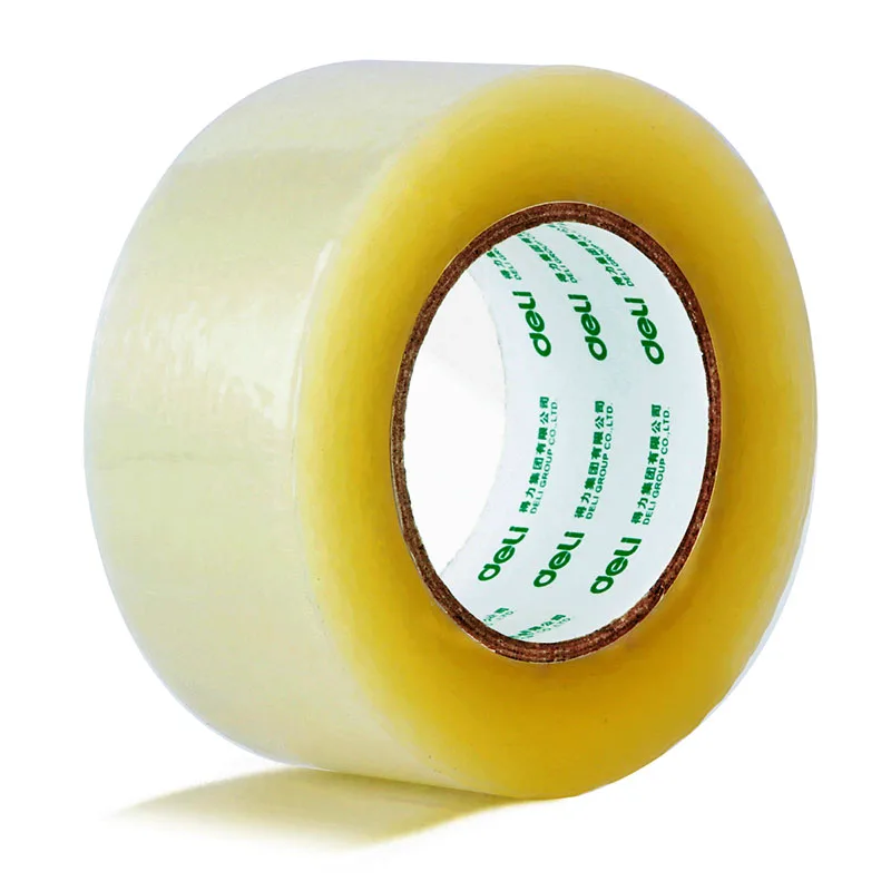 

Deli High Strength No Traces Adhesive Sealing tape 5.5cm wide transparent tape express packaging sealing tape high-adhesive tape