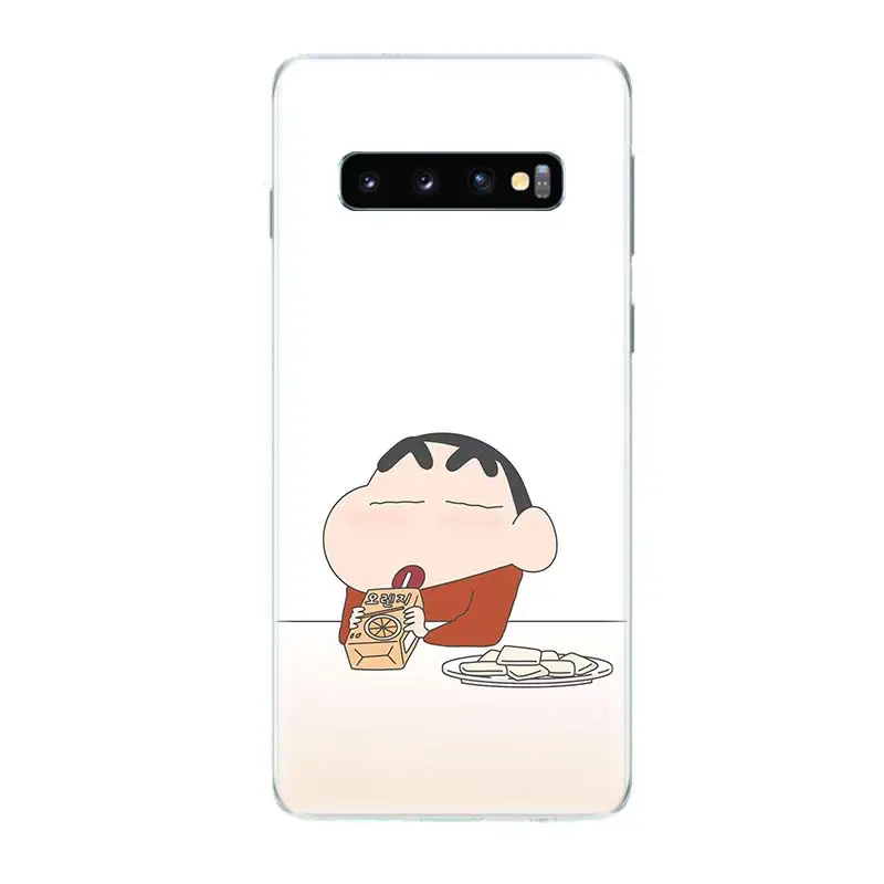 Crayon Shin-Chan популярный чехол для телефона samsung Galaxy S10 плюс S10E A50 A70 A30 A10 A20E M40 M30 M20 M10 A20