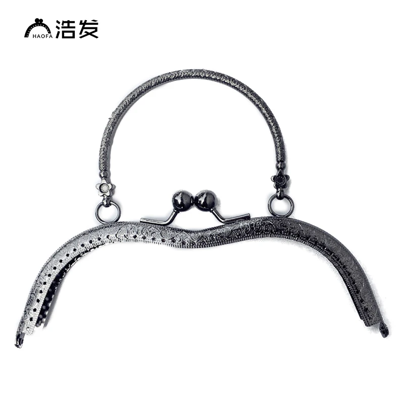 HAOFA 19 см аксессуары для сумки полукруглый узор ручка античный Arc Arabesque