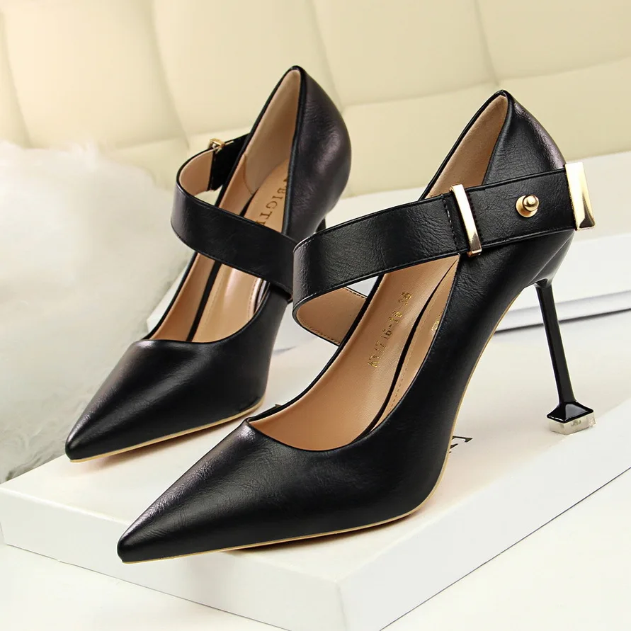 Chaussures femme ete/2019 женская обувь zapatos de mujer zapatillas modis пикантные кожаные туфли на