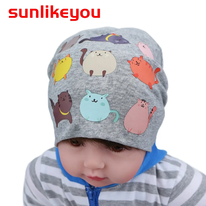Sunlikeyou хлопковые кепки с принтом для ребенок новорожденный младенец шляпа