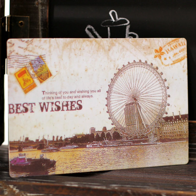 (9 шт./лот) Сделай Сам Скрапбукинг Европа Винтаж Знаменитое здание Эйфелева башня