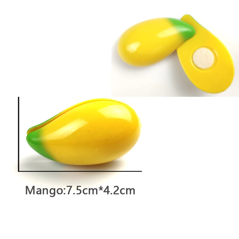 Mango Пластиковая игрушка для резки фруктов и овощей, безопасный детский игровой домик, развивающая игрушка, безопасные кухонные игрушки, наборы для детей, подарок - Цвет: Mango