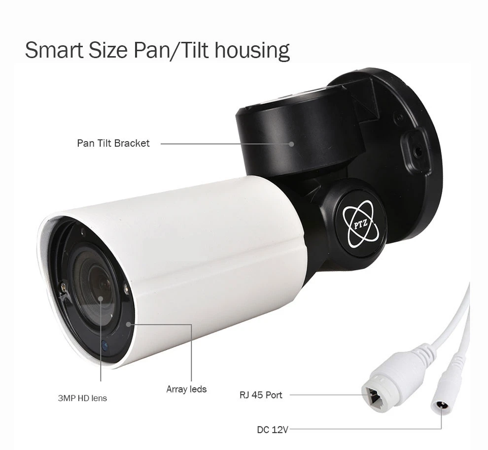 SUCAM Высокая четкость 2MP Starlight PTZ IP камера H.265 ONVIF Водонепроницаемая панорамирование