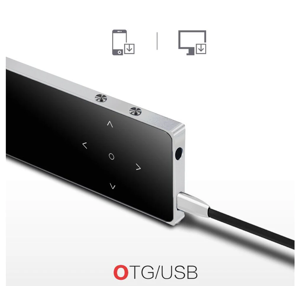 Оригинальный mp4 плеер Bluetooth 16 ГБ HiFi металлический Lossles качественный звук