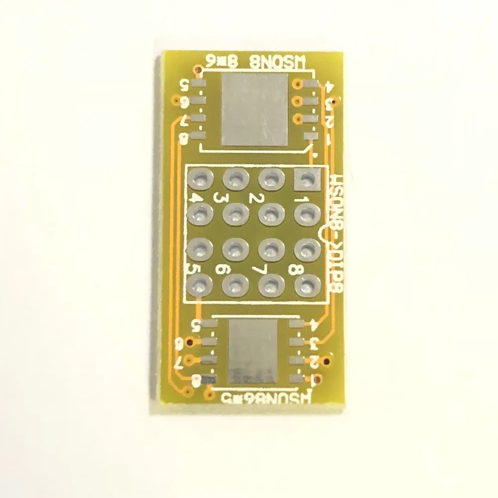 QFN8 К DIP8 программатор адаптер WSON8 DFN8 MLF8 гнездо для 8x6 мм 6x5 RT809H/F TL866CS/A TNM5000