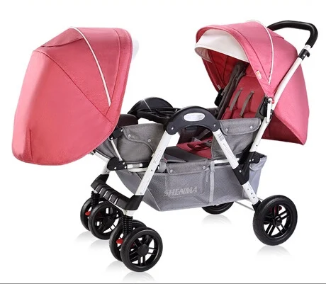 Детская коляска Twins детская прогулочная Детские аксессуары для новорожденных