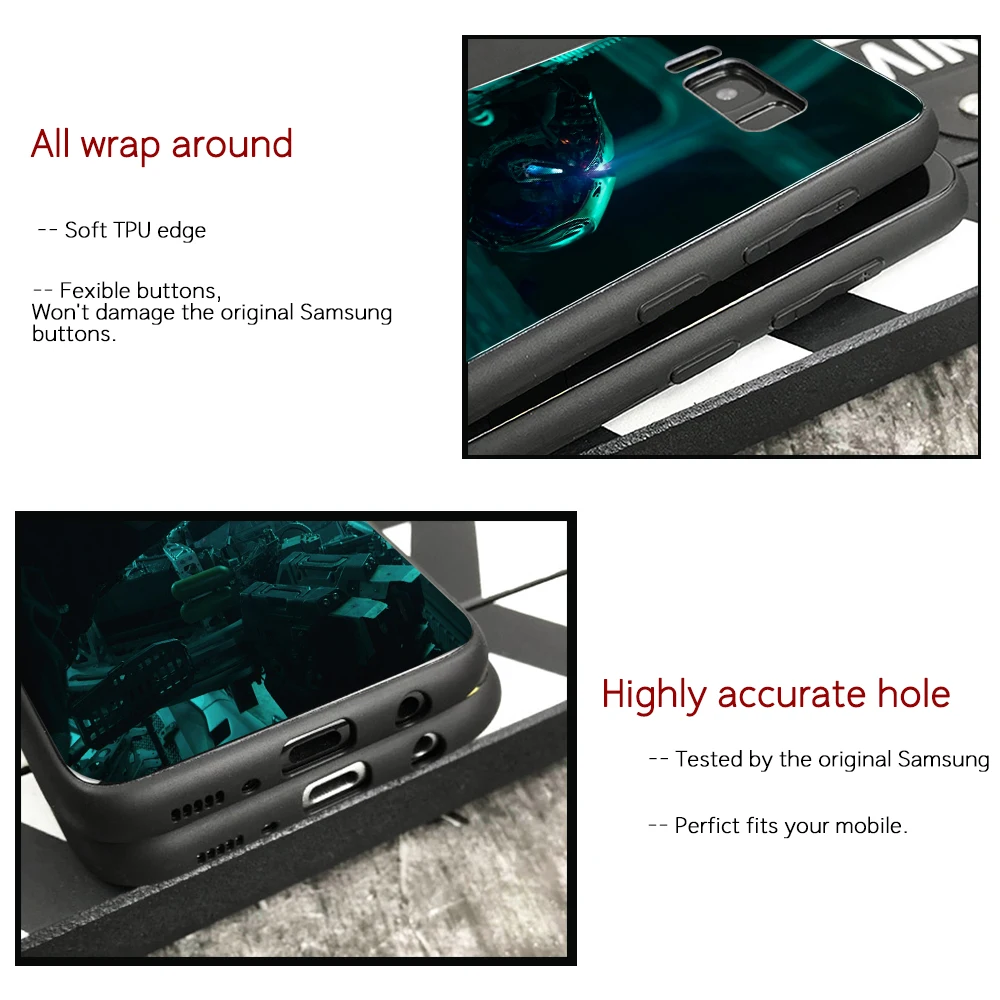 For samsung s10 plus case Glass back cover Marvel ironman for Samsung Galaxy S8 S9 S10 S20 Note 8 9 10 S10e ultra |