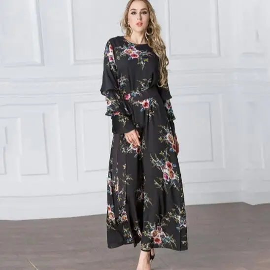 Женское пляжное платье в стиле бохо Элегантное Длинное Платье макси с цветочным