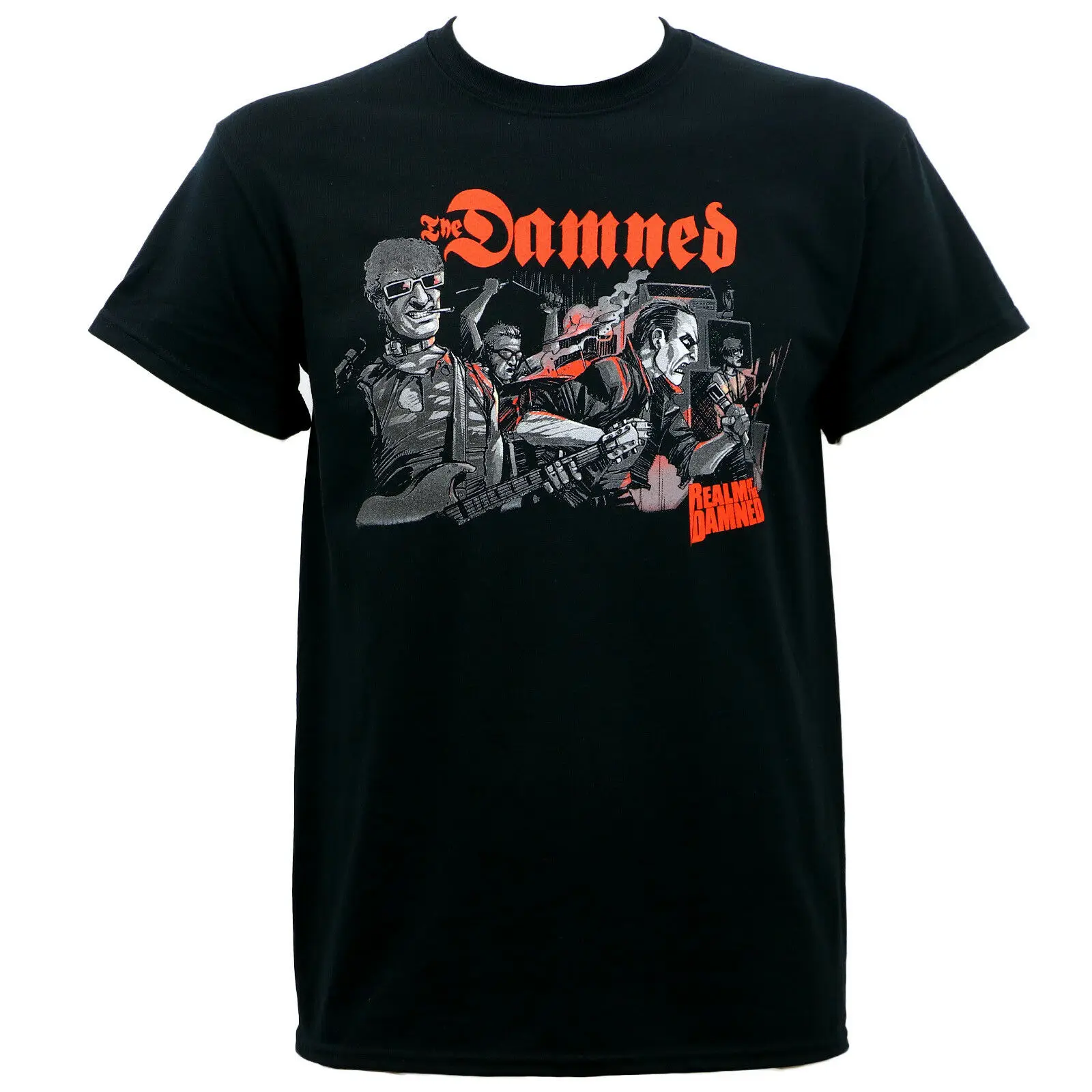 Аутентичная футболка с надписью DAMNED rott of THE Damned S M L XL 2XL Новинка|Мужские футболки| |
