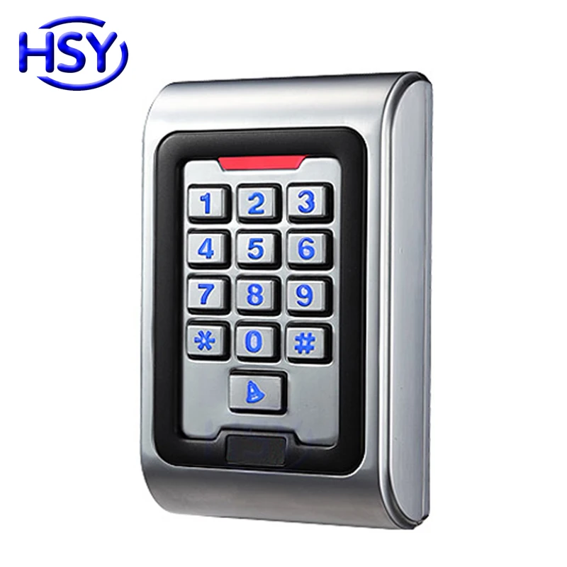 

IP68 Waterproof Standalone Keypad Control Reader RFID EM ID Card 13.56Mhz MF IC Keyfob Entry Lock Door Access Controller System