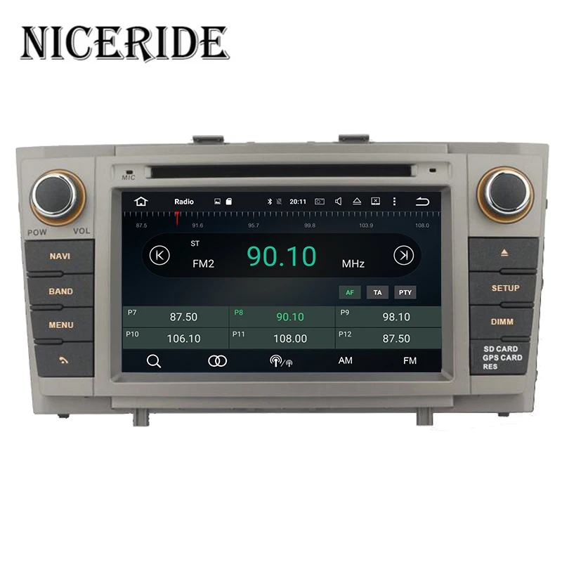 Автомагнитола с IPS экраном Android 8 0 DVD GPS навигацией мультимедийный плеер для Toyota