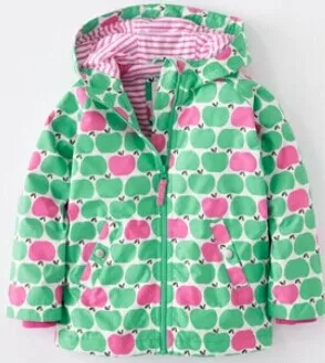 Children's clothing spring and autumn for mini female child print trench outerwear jacket outdoor | Детская одежда и обувь