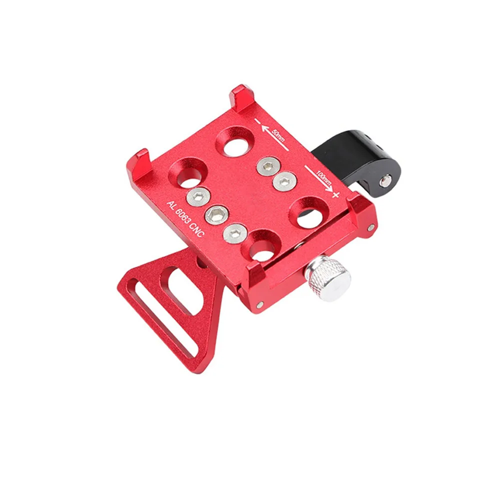 JINSERTA CNC алюминиевая велосипедная стойка крепление для Gopro 7 кронштейн адаптер с держателем для мобильного телефона для Gopro 6/5 Xiaomi yi - Цвет: red