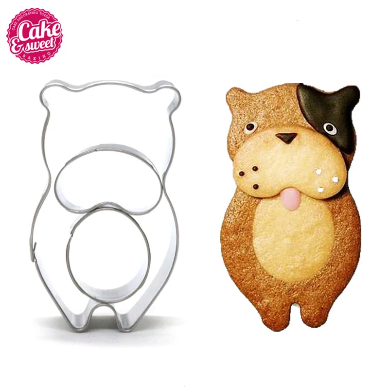 Формочки для печенья из нержавеющей стали в форме животного коровы бисквит