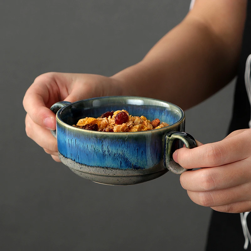 Японская Ретро суповая миска креативная лапша яйца десерт рисовые миски