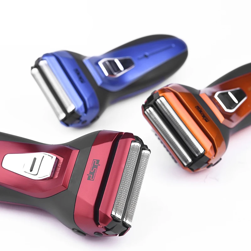 DSP из металла Мокрый Сухой электробритва бритва Профессиональный Перезаряжаемые