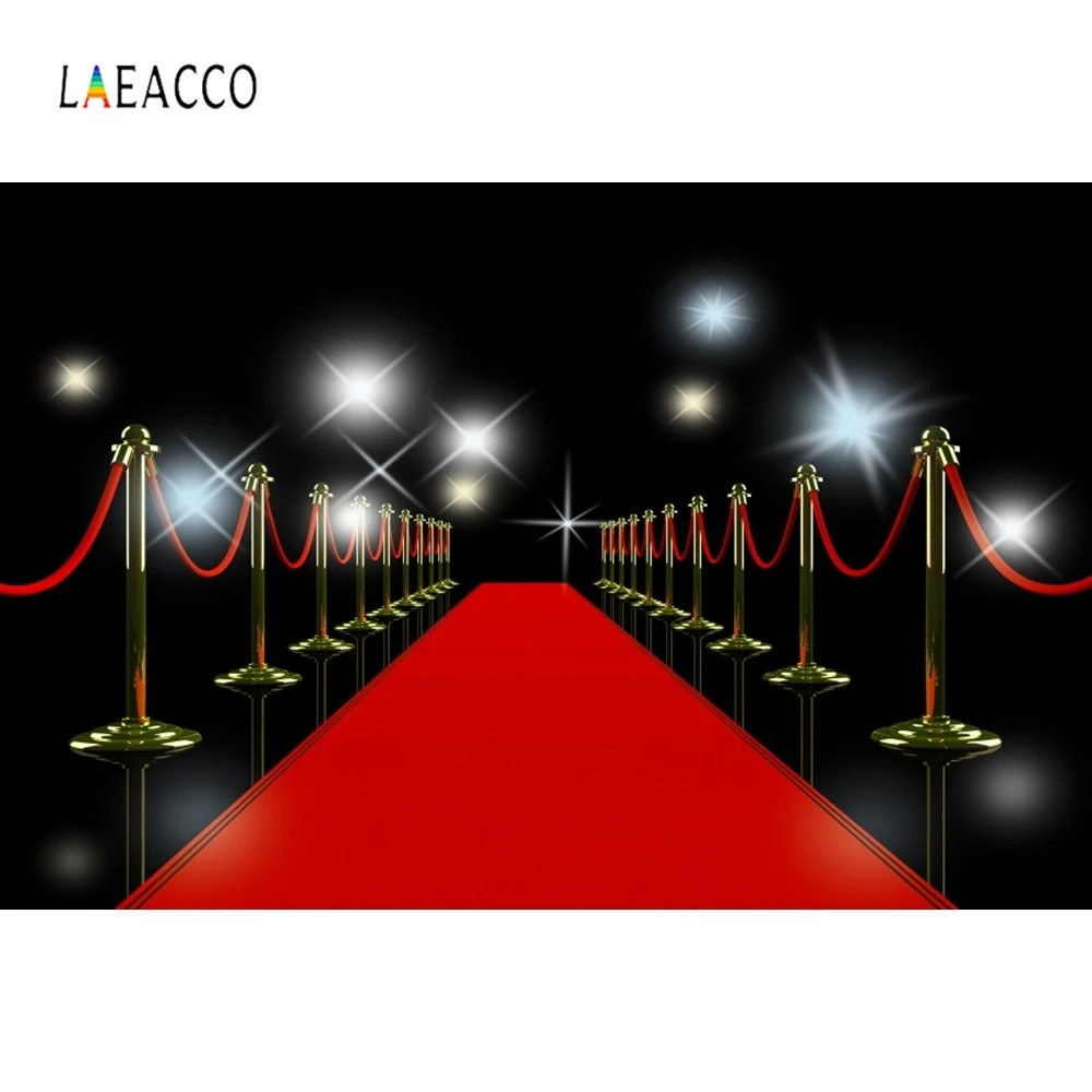 Laeacco красный ковер фоны свет этап портрет фотографии индивидуальные