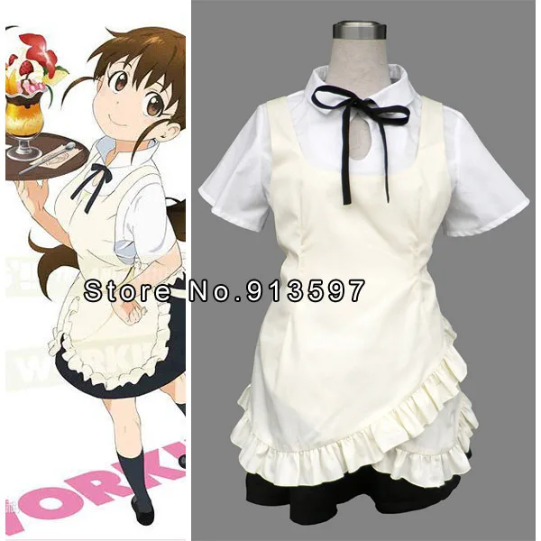 Новый аниме рабочий! Taneshima Popura костюм для косплея|cosplay costume|costumes workcostume costume |