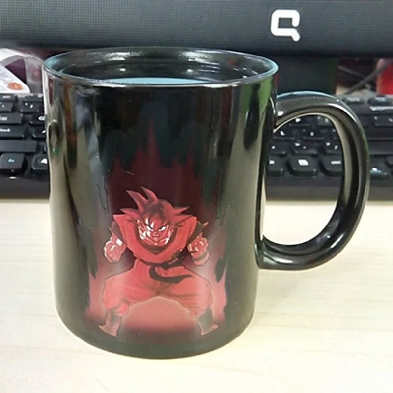 Горячее изменение цвета кофейная кружка Dragon Ball кружки Сон Гоку