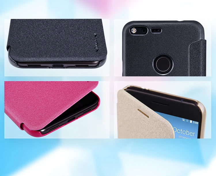 NILLKIN Sparkle супер тонкий humanized дизайн флип-чехол Защитный кожаный чехол для HTC Google