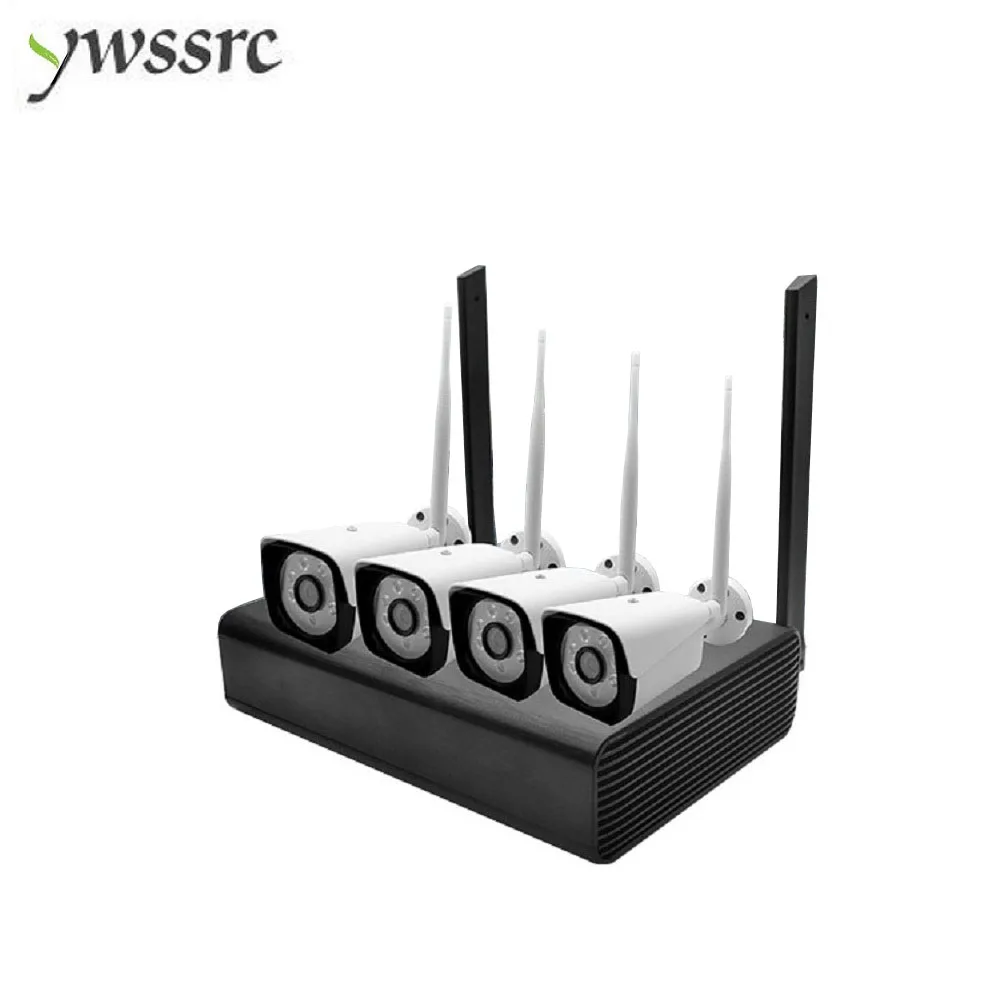 Ywssrc 4CH 720 P/1080 P WIFI Светодиодная цилиндрическая камера для помещений/улицы CCTV