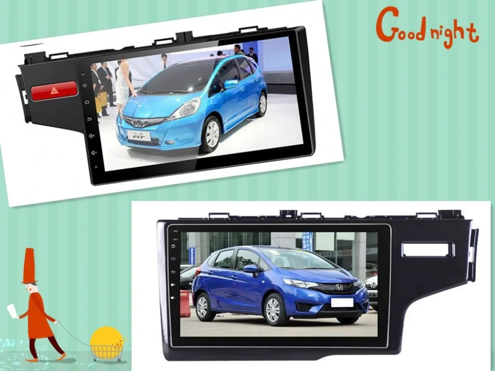 9 дюймов Android 8 0 7 1 восемь ядер Автомобильный CD DVD GPS плеер навигация авто для Honda Fit