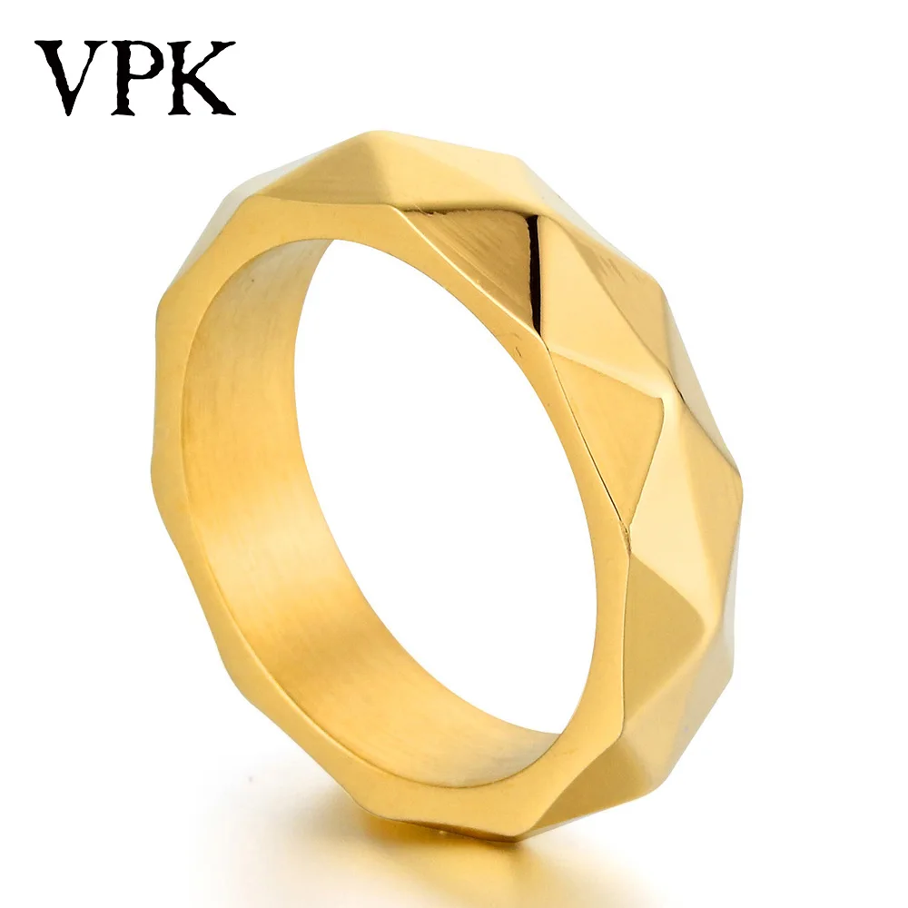 VPK 316L титановое стальное кольцо простое издание мужской одиночный индекс