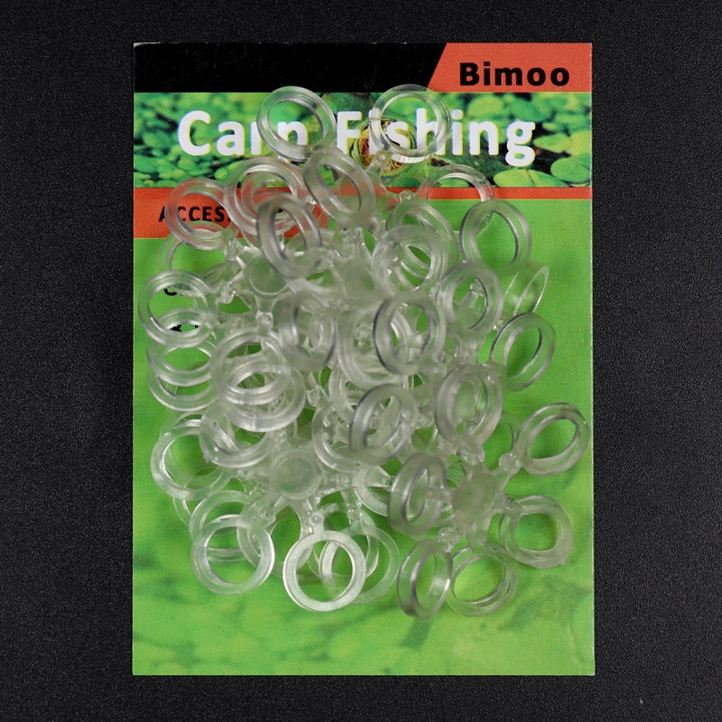 72 шт. прозрачные повязки для ловли карпа растяжки эластичные резинки резиновые