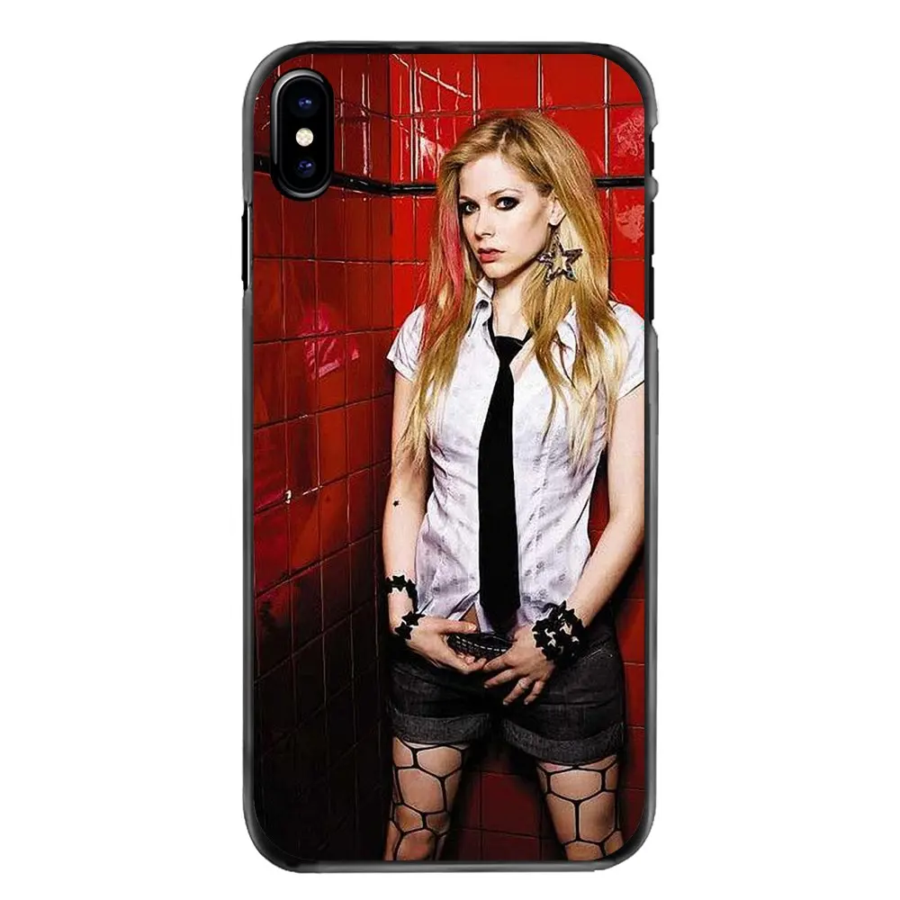 Rock Singer Avril Lavigne Music Star American For Samsung Galaxy Note 2 3 4 5 S2 S3 S4 S5 MINI S6 S7 edge S9 S8 Plus Phone Cover |