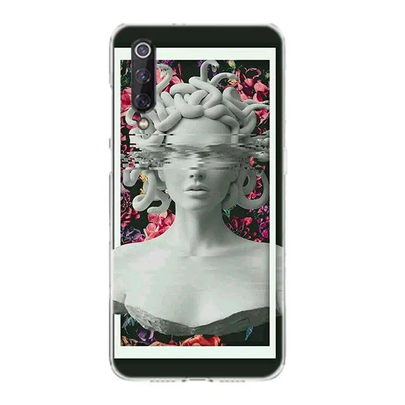 Retro Art Statue Silicone Case For Xiaomi Pocophone F1 Xiomi Mi 8 9 SE A2 lite A1 5X 6X 5S Plus Play Heart Cover |