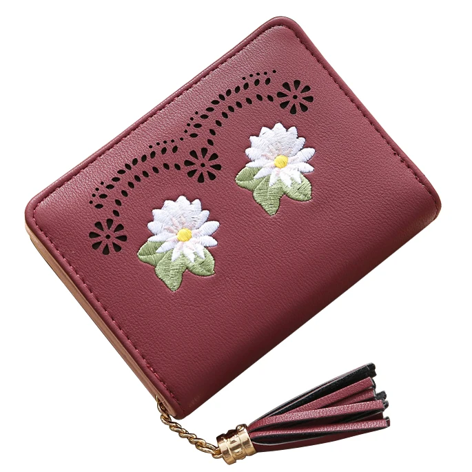 Женские кошельки фирменный дизайн цветок Дамская цепочка кисточки новые сумки