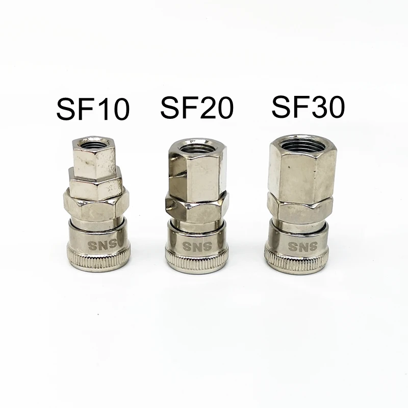 

1pcs High Quality Female Thread Fittings SF10 SF20 SF30 C type Quick Coupler Connector 1/8'' 1/4'' 3/8'' Pneumatic Fittings