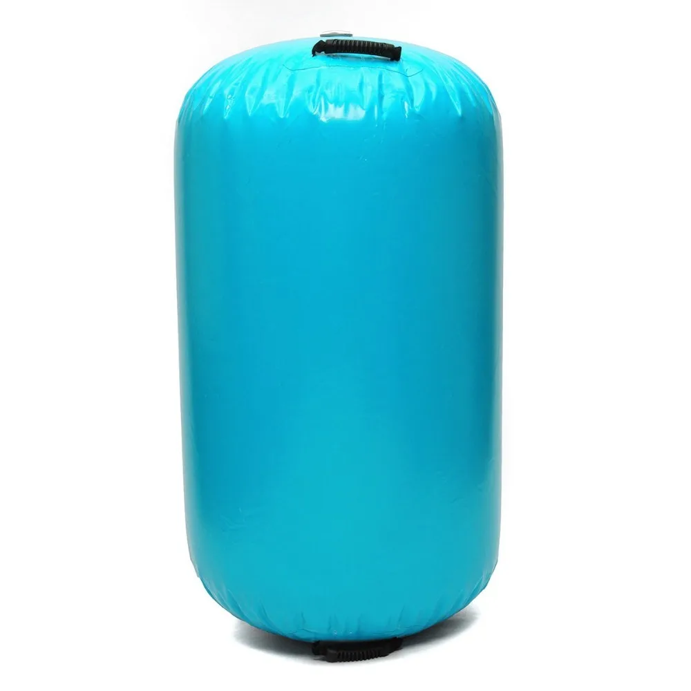 Бесплатная доставка надувной воздушный ролик-бочка Tumble Roll размером 120x70 см для гимнастического зала.