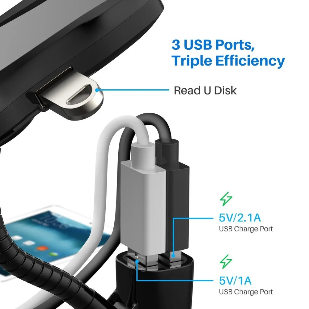 Nulaxy Fm передатчик Bluetooth Hands free Автомобильный MP3 плеер fm модулятор Поддержка USB Flash