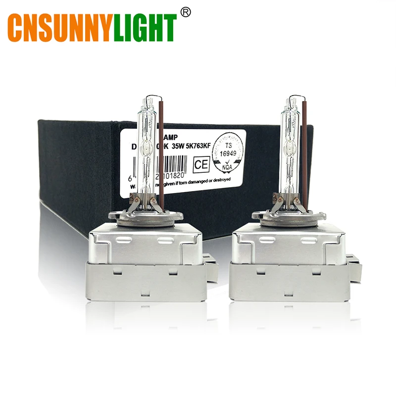 CNSUNNYLIGHT высококачественные автомобильные фары HID ксеноновые лампы D1S D2S D3S D4S D5S D8S 35 Вт 5500 к белый 4200LM сменные огни 2 шт