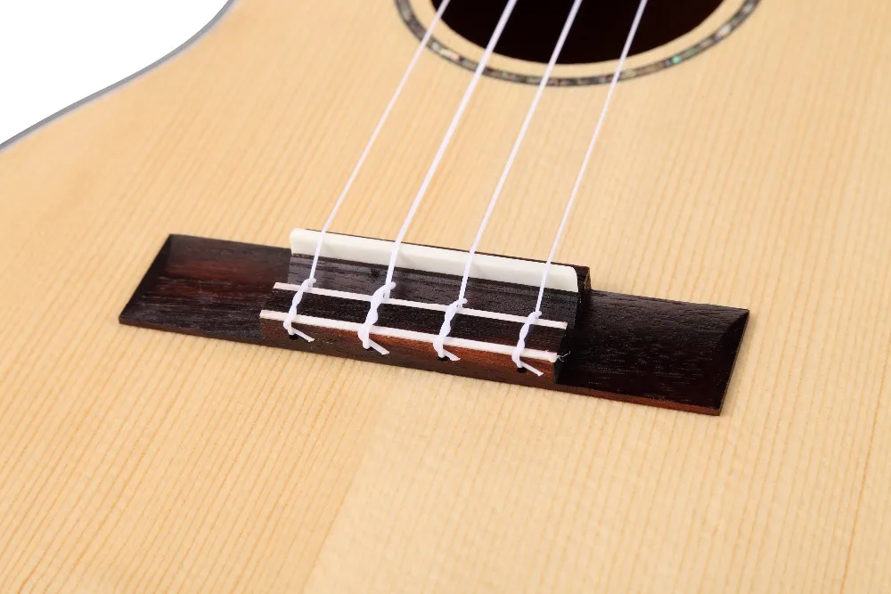 Укулеле из твердой ели тенор Гавайская Топ укулеле 26 дюймов маленькая гитара