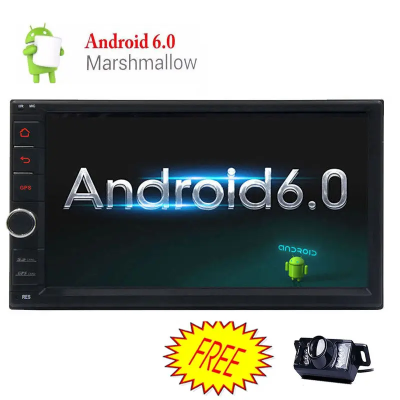 4 ядра Android 6 0 3g WI FI 7 &quotдвойной 2DIN Автомобиль Радио Стерео MP3 плеер gps Nav|gps nav|2din car