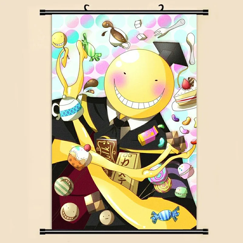 Ansatsu Kyoushitsu убийства классная комната для стен древний свиток живопись 40x60 картина