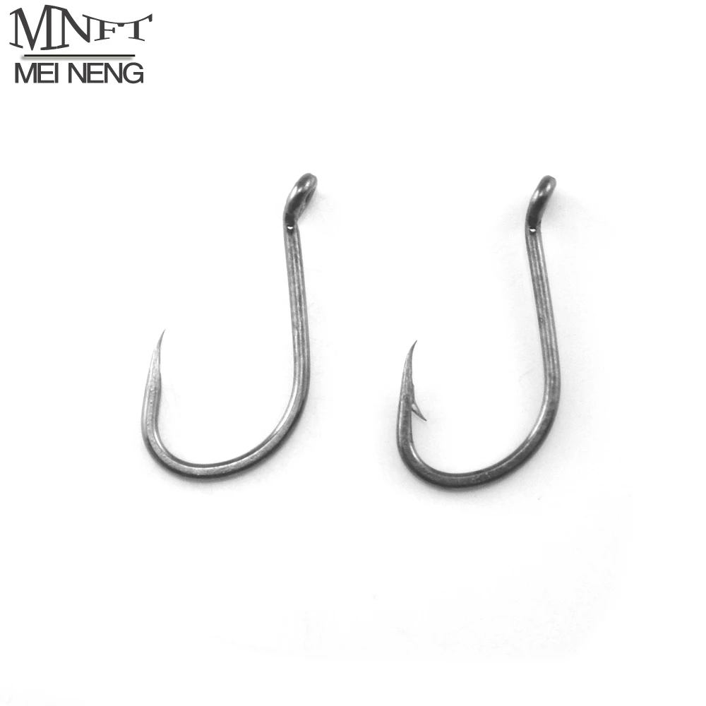 

MNFT Wholesale 200Pcs High Carbon Steel Carp Barbless Fishing Hook Size 6 7 8# Barbed Fishhook Tackle