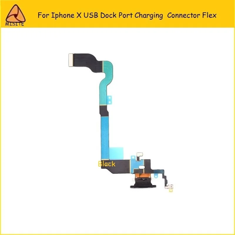 Новинка 100 шт./лот шлейф для зарядного устройства USB iPhone X десять 10 порт зарядки