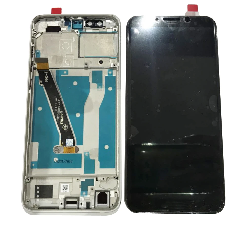 Для Honor G9 Youth Edition полный ЖК дисплей + кодирующий преобразователь сенсорного