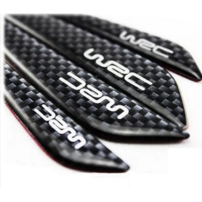 New arrival WRC bumper strip Carbon fiber Car door Bumper Strip scuff sticker for Geely Emgrand X7 |
