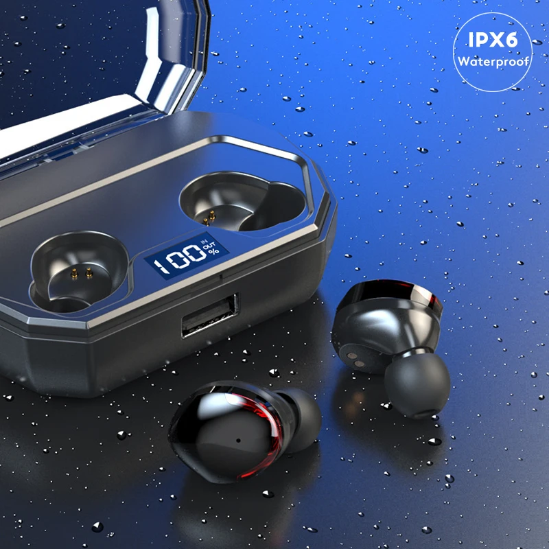 Arlado R10 TWS Bluetooth наушники с сенсорным управлением беспроводная гарнитура IPX6