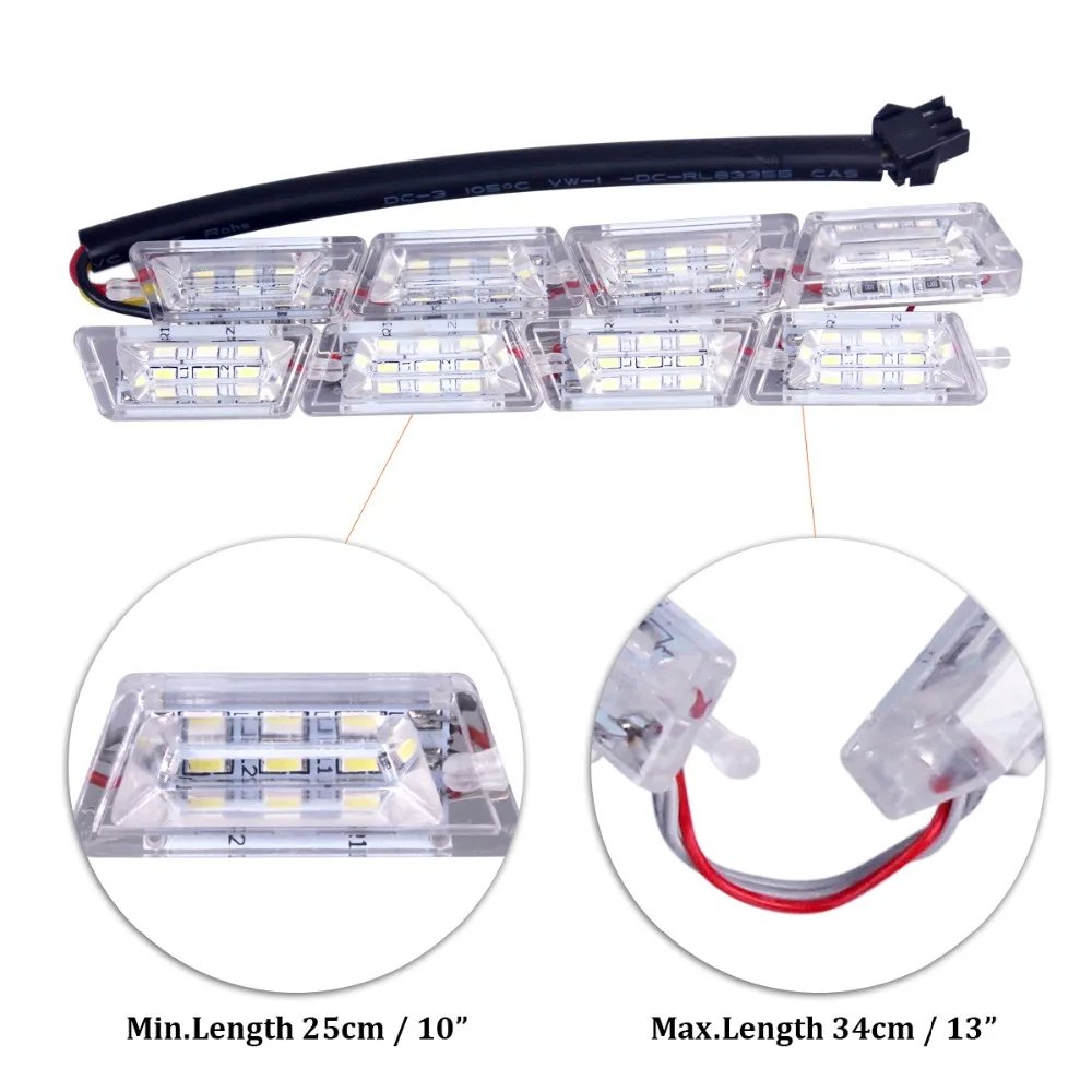 Авто гибкий переключатель LED Knight Rider полосы света для фар последовательного Flasher