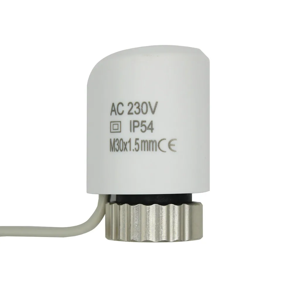 AC 220v 24v Нормально открытый закрытый электрический тепловой привод для коллектора