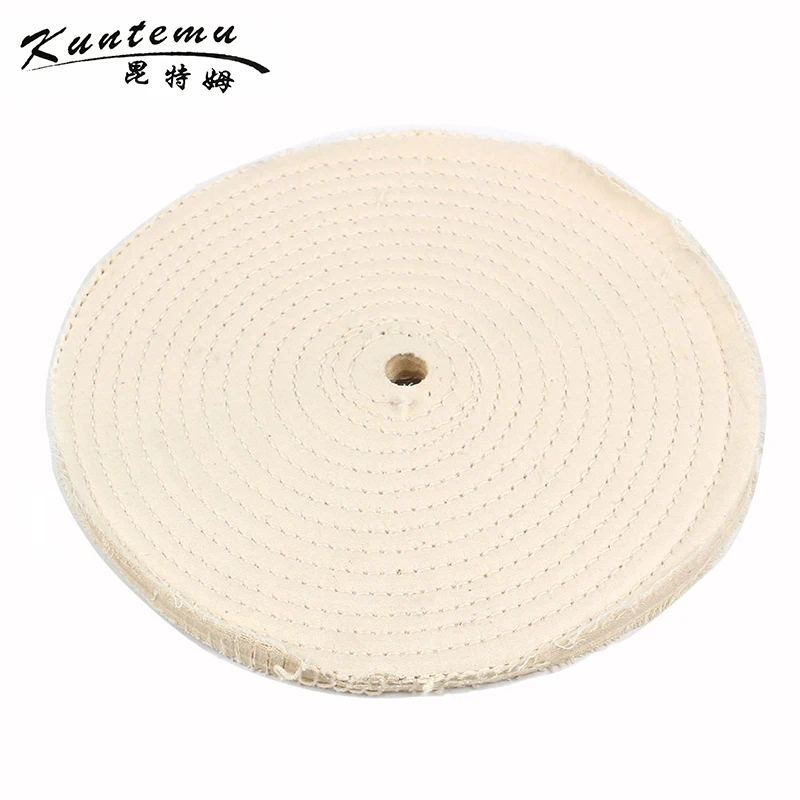 10PCS 200mm Linen Polishing Wheel For Metal Polishing