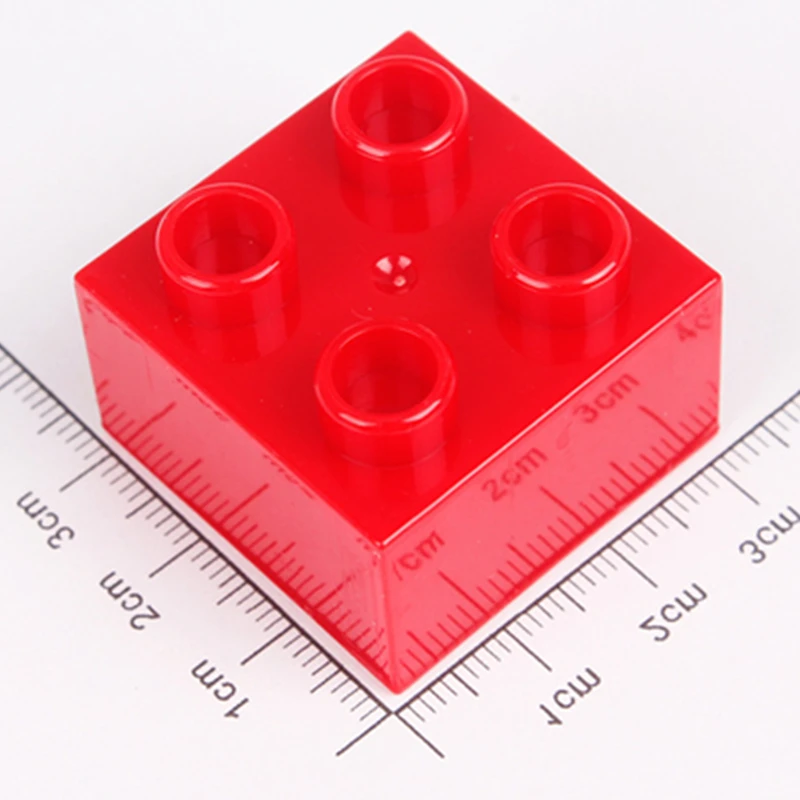 Diy 6 шт./лот 2X2dots толстые кирпичи крупные частицы строительные блоки аксессуары