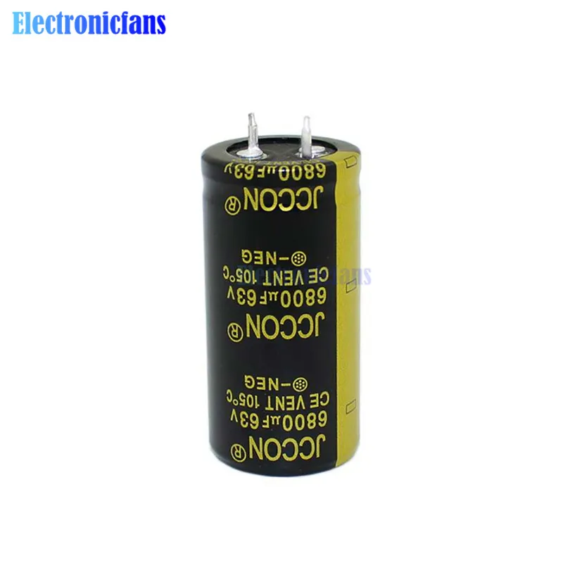 Diymore 63V 6800uF 25X50mm алюминиевый электролитический конденсатор Высокочастотный