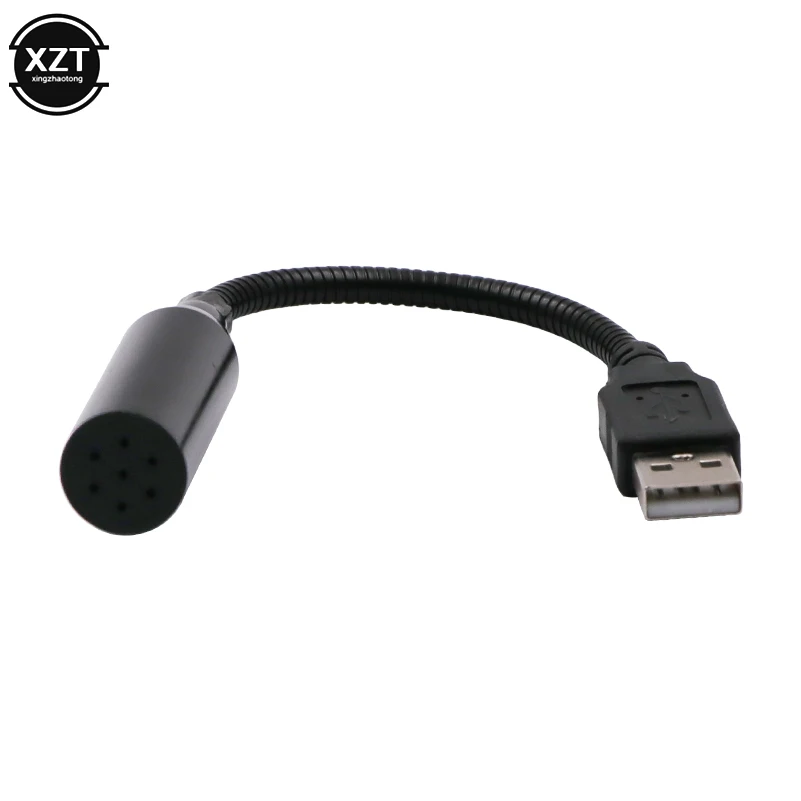 1 шт. портативный мини микрофон регулируемый стереомикрофон USB 2 0 для общения